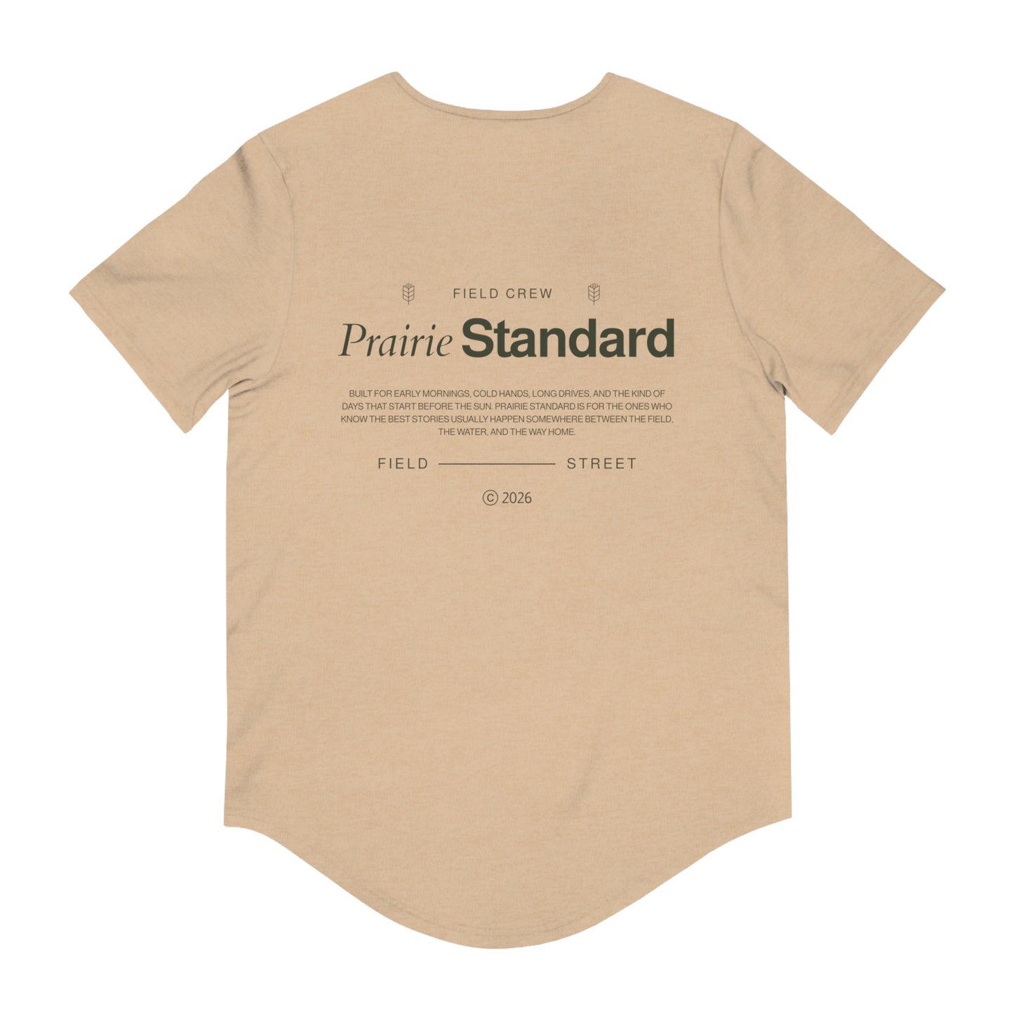 The Field Crew Standard Curved Tee