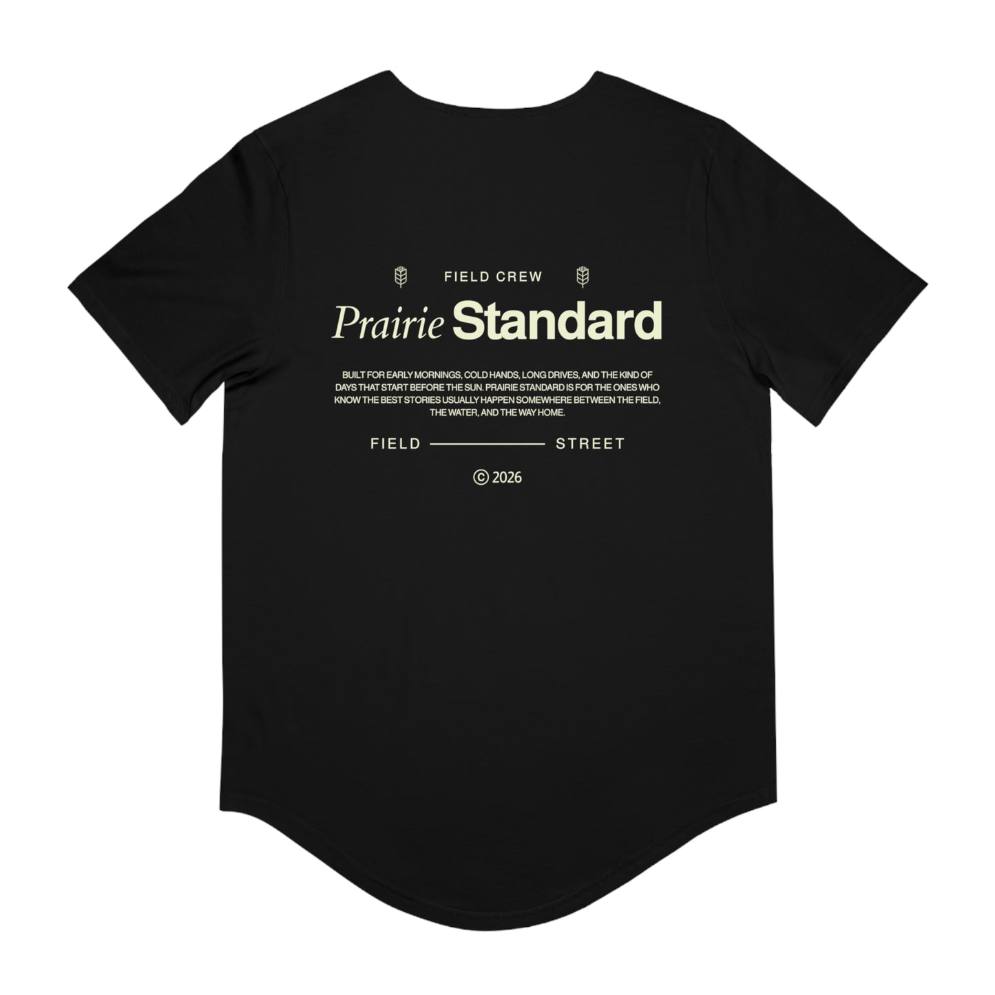 The Field Crew Standard Curved Tee